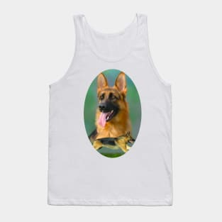 German Shepherd Breed Art Tank Top